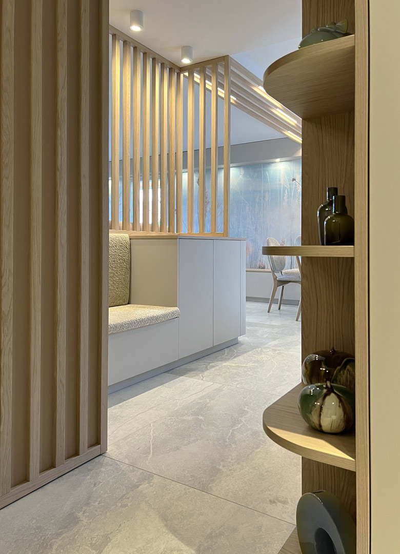 KLR : Architecture intérieur et aménagement sur mesure d'un appartement à Lyon.