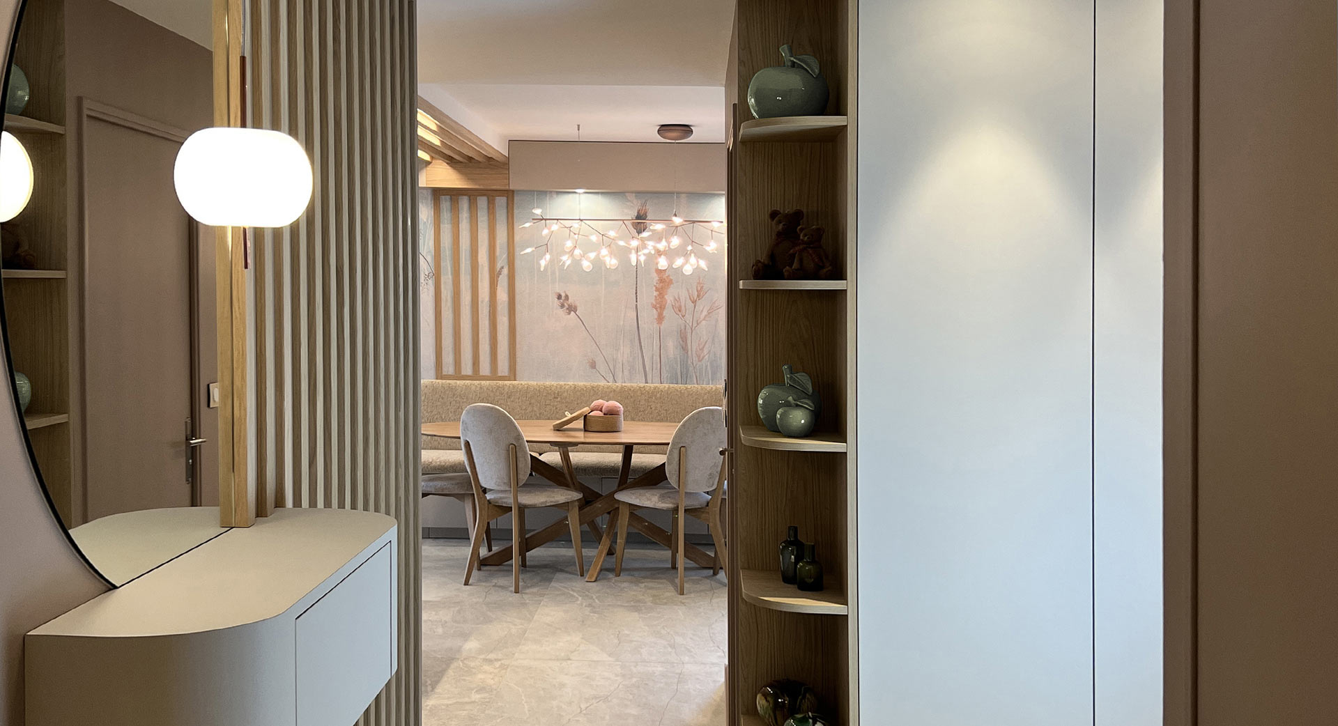 KLR : Architecture intérieur et aménagement sur mesure d'un appartement à Lyon.