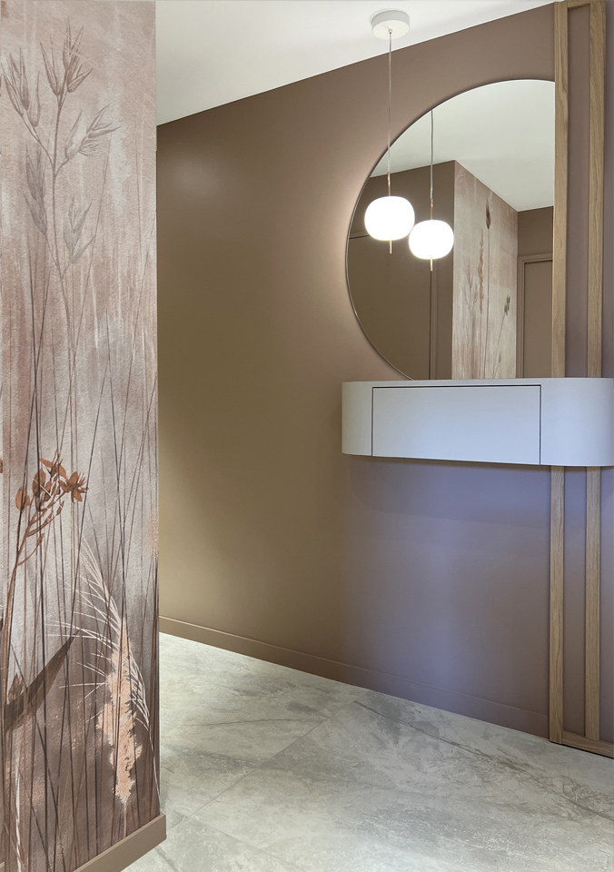 KLR : Architecture intérieur et aménagement sur mesure d'un appartement à Lyon.