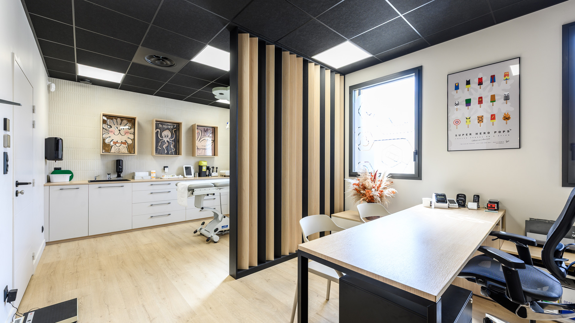 KLR : Architecture intérieur et décoration bureau médical, proche villefranche-sur-saône dans le Beaujolais.
