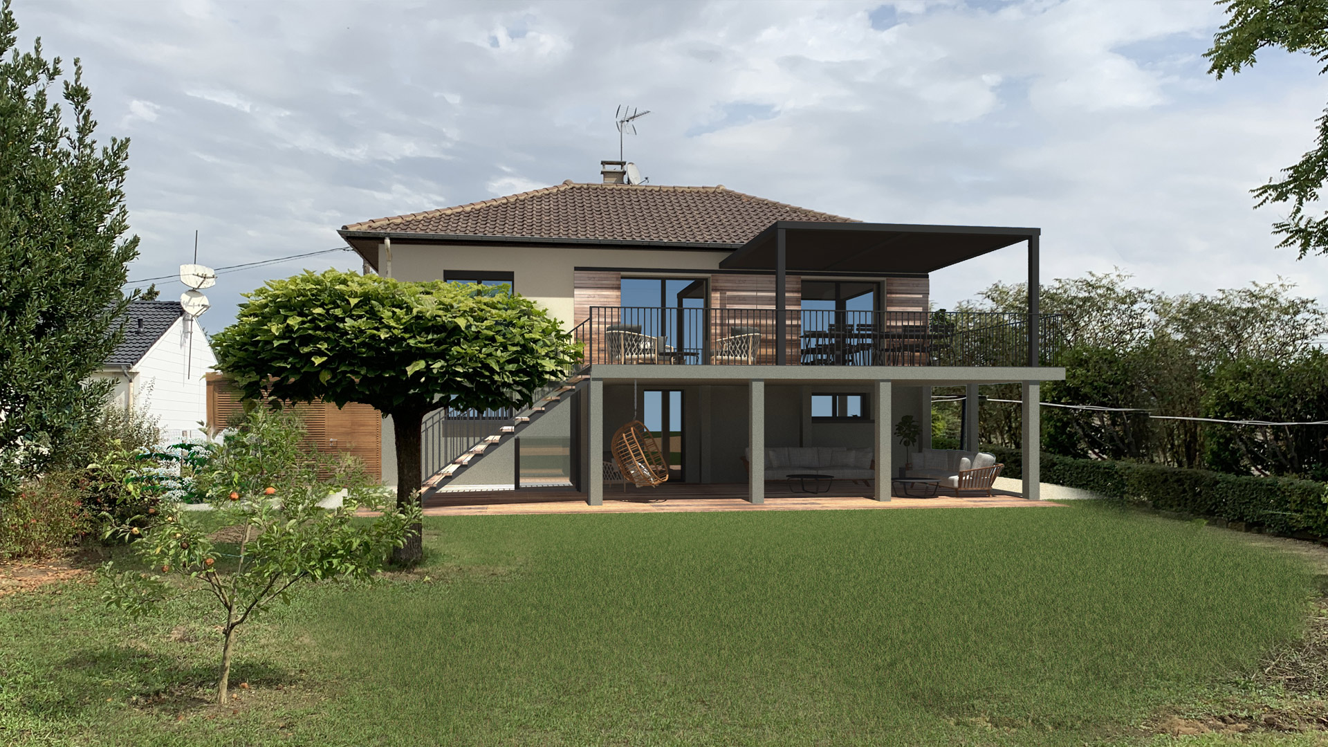 KLR : Rénovation intérieure et extérieure d'une maison à Macôn